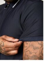 Gym King Signature Embroidered Polo Navy Men Clothing J2PFB79 - Image 8