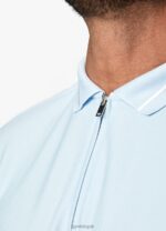 Gym King Signature Embroidered Polo Tranquil Blue Men Clothing J2PFB156 - Image 3