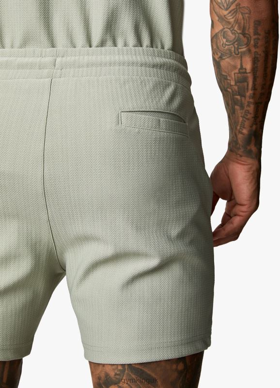 Gym King Signature Embroidered Short Soft Khaki Men Clothing J2PFB116 - Image 7