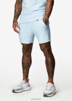 Gym King Signature Embroidered Short Tranquil Blue Men Clothing J2PFB117