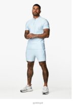 Gym King Signature Embroidered Short Tranquil Blue Men Clothing J2PFB117 - Image 4