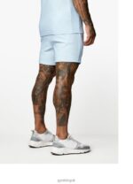 Gym King Signature Embroidered Short Tranquil Blue Men Clothing J2PFB117 - Image 6