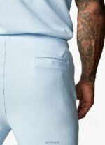 Gym King Signature Embroidered Short Tranquil Blue Men Clothing J2PFB117 - Image 7