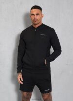 Gym King Signature Knit Bomber Black Men Clothing J2PFB157 - Image 3