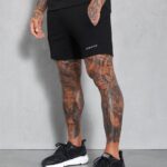 Gym King Signature Knit Short Black Men Clothing J2PFB114