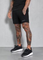 Gym King Signature Knit Short Black Men Clothing J2PFB114