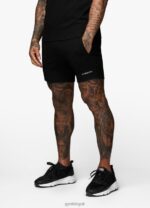 Gym King Signature Knit Short Black Men Clothing J2PFB114 - Image 3