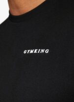 Gym King Signature Knit Tee Black Men Clothing J2PFB66 - Image 4
