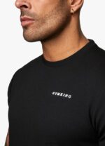 Gym King Signature Knit Tee Black Men Clothing J2PFB66 - Image 8