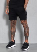 Gym King Signature Taped Short Black Men Clothing J2PFB125