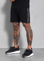 Gym King Signature Taped Short Black Men Clothing J2PFB125 - Image 3