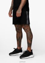 Gym King Signature Taped Short Black Men Clothing J2PFB125 - Image 4