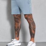 Gym King Signature Taped Short Sage Men Clothing J2PFB139