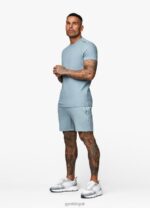 Gym King Signature Taped Short Sage Men Clothing J2PFB139 - Image 7