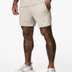 Gym King Signature Taped Short Sand Men Clothing J2PFB130