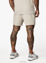 Gym King Signature Taped Short Sand Men Clothing J2PFB130 - Image 6