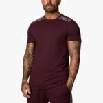 Gym King Signature Taped Tee Fig Men Clothing J2PFB56