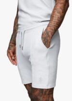 Gym King Signature Texture Short Light Grey Men Clothing J2PFB147 - Image 2