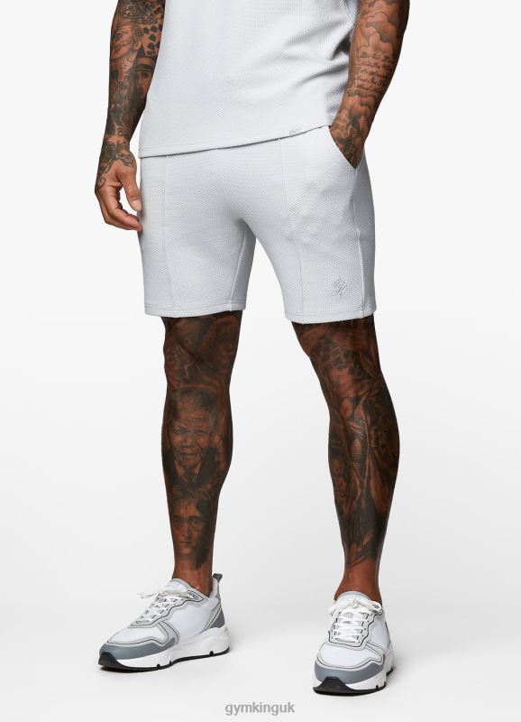 Gym King Signature Texture Short Light Grey Men Clothing J2PFB147 - Image 3