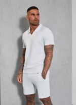 Gym King Signature Texture Short Light Grey Men Clothing J2PFB147 - Image 4