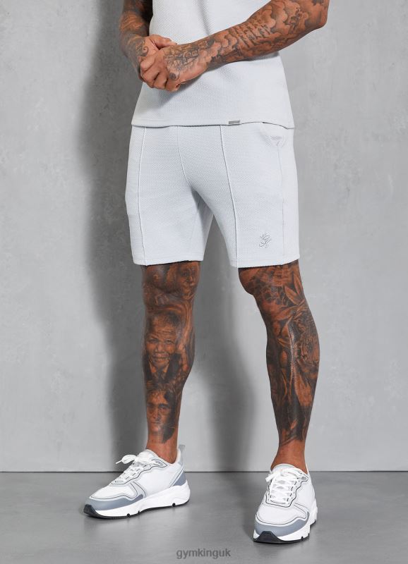 Gym King Signature Texture Short Light Grey Men Clothing J2PFB147 - Image 1