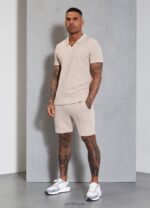 Gym King Signature Texture Short Stone Men Clothing J2PFB146 - Image 4