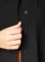 Gym King Signature Woven Shirt Black Women Clothing J2PFB391 - Image 6