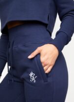 Gym King Sky Fleece Jogger Indigo Blue Women Clothing J2PFB610 - Image 4