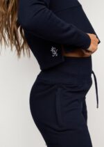 Gym King Sky Script Hood Navy/White Women Clothing J2PFB627 - Image 8