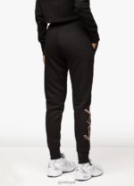 Gym King Sky Script Jogger Black/Rose Gold Women Clothing J2PFB608 - Image 2