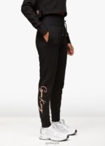 Gym King Sky Script Jogger Black/Rose Gold Women Clothing J2PFB608