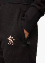 Gym King Sky Script Jogger Black/Rose Gold Women Clothing J2PFB608 - Image 5