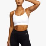 Gym King Sport Bra White Women Clothing J2PFB577
