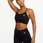 Gym King Sports Bra Black Women Clothing J2PFB526