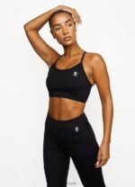 Gym King Sports Bra Black Women Clothing J2PFB526