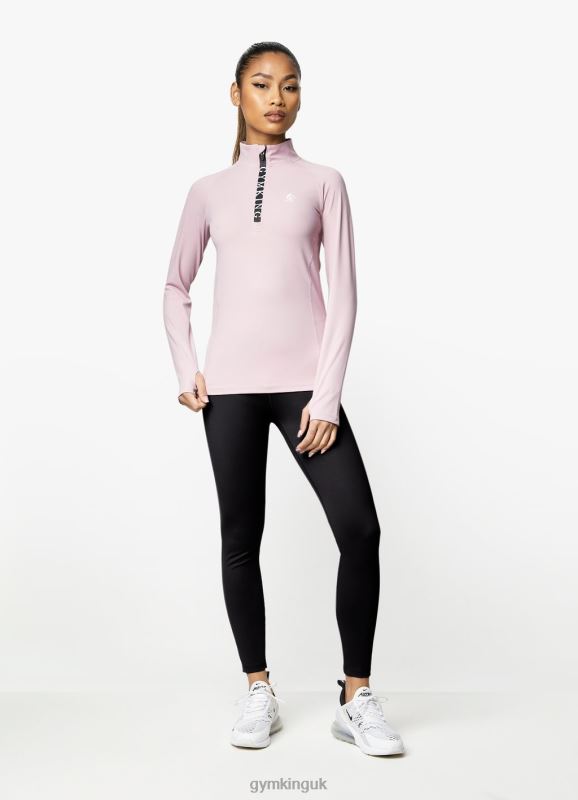 Gym King Sports Taped Funnel Dusky Mauve Women Clothing J2PFB434 - Image 3