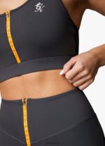 Gym King Stamina Texture Legging Graphite/Golden Orange Women Clothing J2PFB330 - Image 5