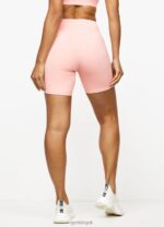 Gym King Stamina Zip Front Cycle Short Blush Pink/Chilli Red Women Clothing J2PFB510 - Image 2