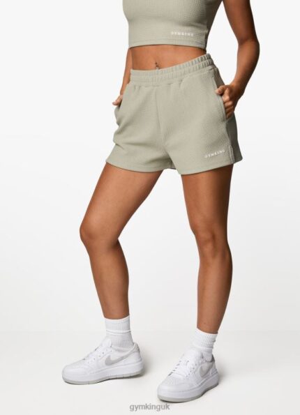 Gym King Textured Short Sage Women Clothing J2PFB396