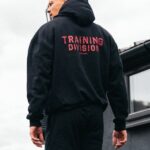 Gym King Training Division Hood Black/Red Men Clothing J2PFB186