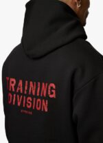 Gym King Training Division Hood Black/Red Men Clothing J2PFB186 - Image 3
