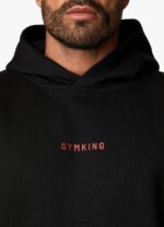 Gym King Training Division Hood Black/Red Men Clothing J2PFB186 - Image 5