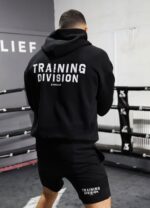 Gym King Training Division Hood Black/White Men Clothing J2PFB183 - Image 11