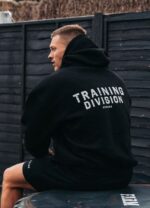 Gym King Training Division Hood Black/White Men Clothing J2PFB183 - Image 4