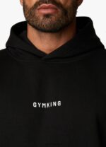 Gym King Training Division Hood Black/White Men Clothing J2PFB183 - Image 8