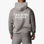Gym King Training Division Hood Grey/White Men Clothing J2PFB212