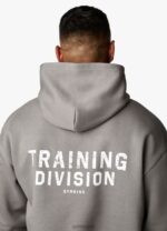Gym King Training Division Hood Grey/White Men Clothing J2PFB212 - Image 4