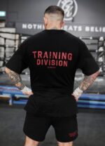 Gym King Training Division Short Black/Red Men Clothing J2PFB124 - Image 14