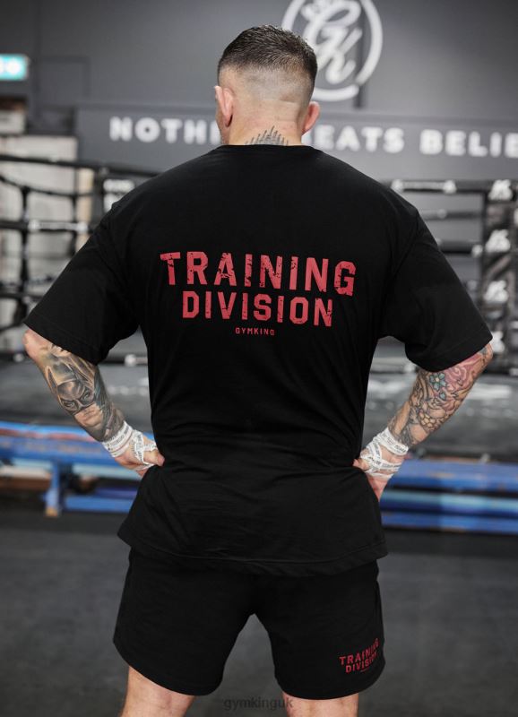 Gym King Training Division Short Black/Red Men Clothing J2PFB124 - Image 14