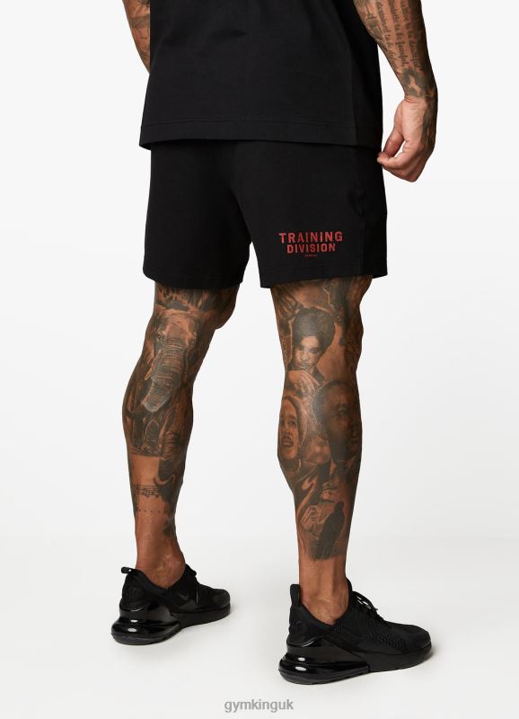 Gym King Training Division Short Black/Red Men Clothing J2PFB124 - Image 7